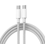 Câble USB-C Tressé en Nylon – Charge Rapide 60W Mobile City