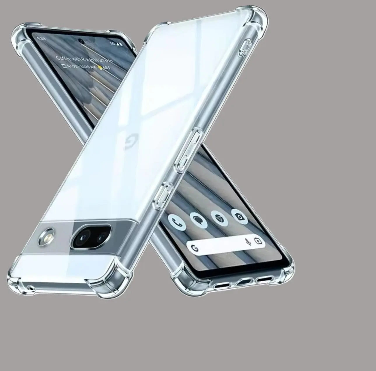 Coque antichoc transparente Google Pixel Mobile City