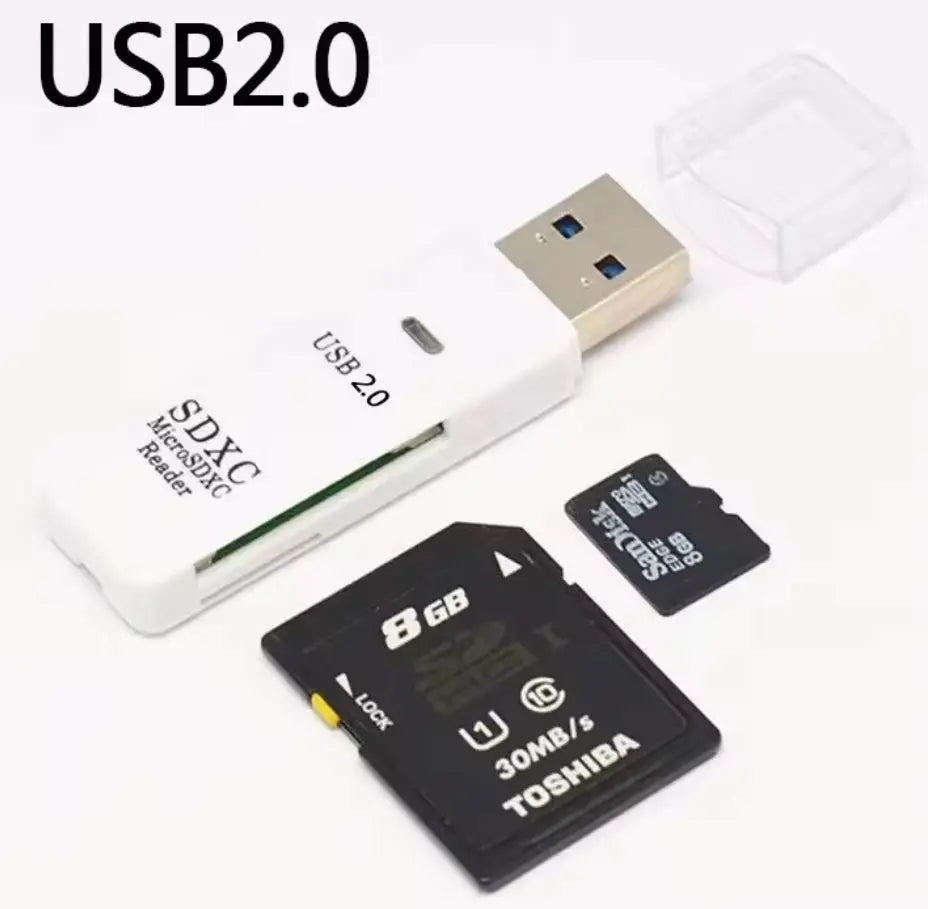 Adaptateur 2 en 1 USB 3.0 / USB 2.0 – Lecteur de cartes SD & Micro SD Mobile City