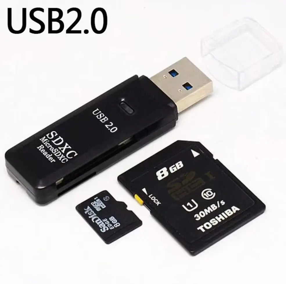 Adaptateur 2 en 1 USB 3.0 / USB 2.0 – Lecteur de cartes SD & Micro SD Mobile City