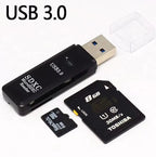 Adaptateur 2 en 1 USB 3.0 / USB 2.0 – Lecteur de cartes SD & Micro SD Mobile City