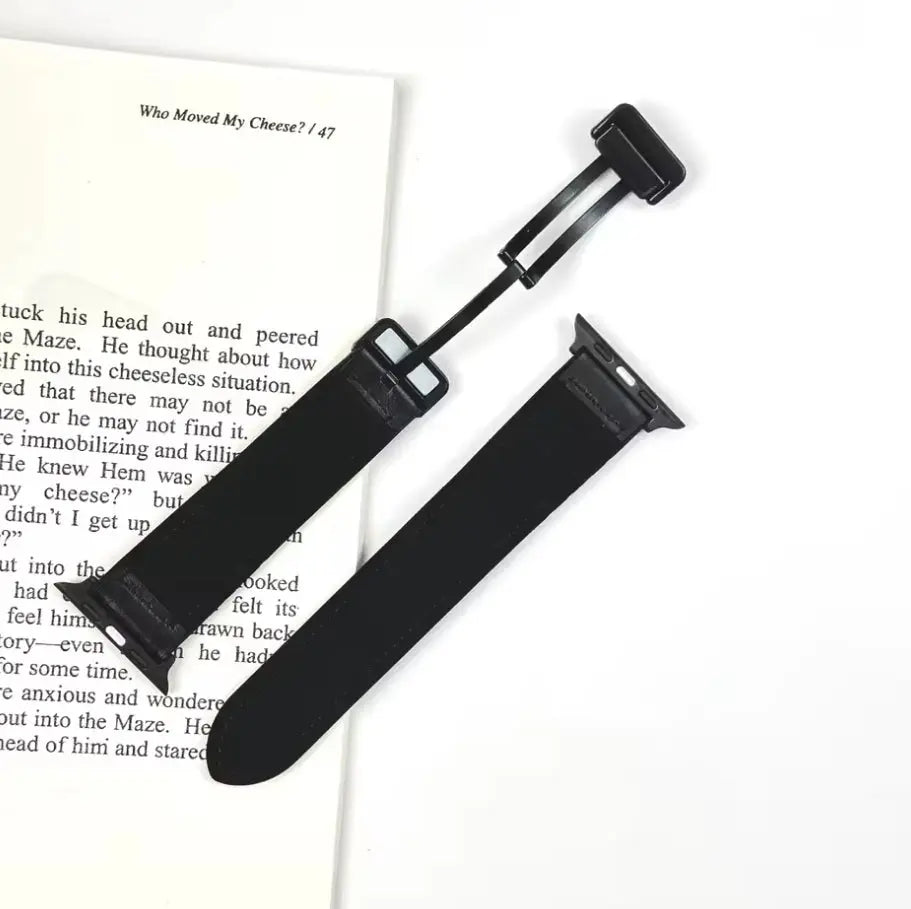 Bracelet Classique en Simili Cuir silicone Cousu 42/49MM