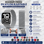 Bracelet Tressé en Nylon ajustable 42-49 mm