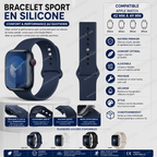 Bracelet Sport en Silicone 42-49 mm