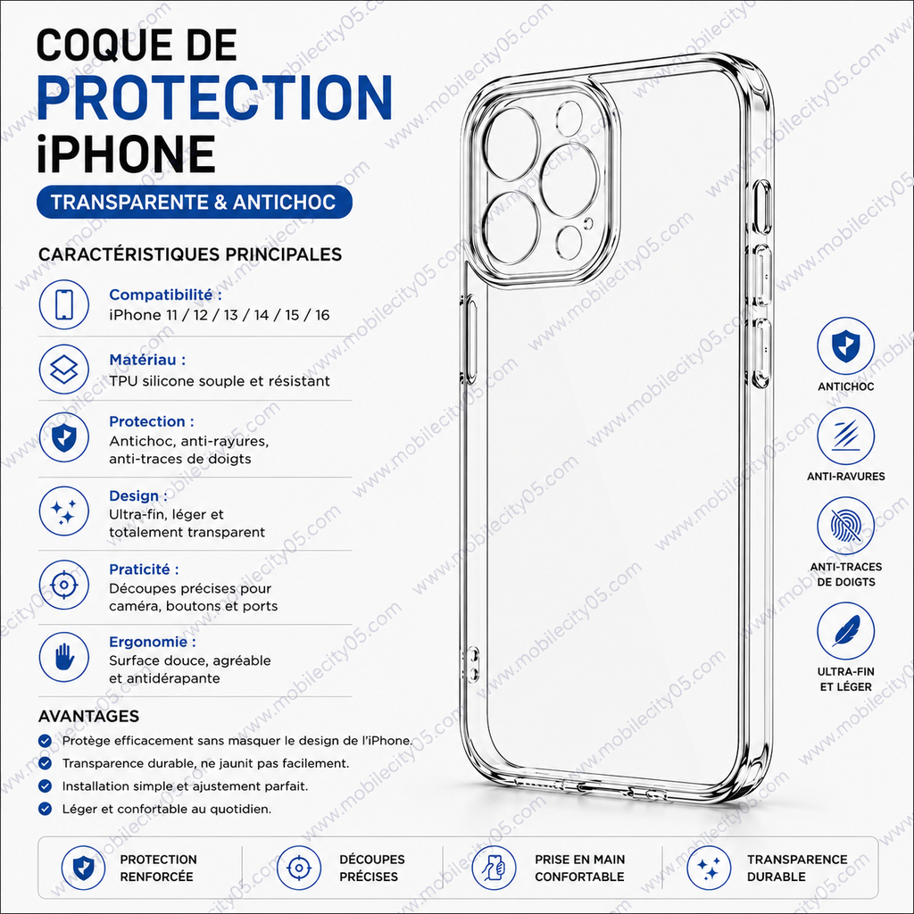 Coque de protection iPhone