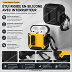 Étui rigide en silicone avec interrupteur – Apple AirPods 4 (2024)