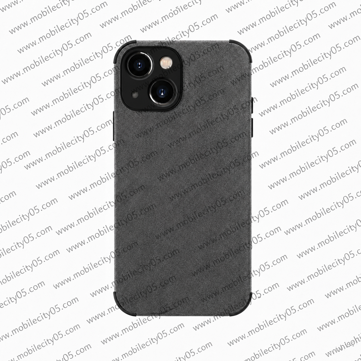 Coque style vintage finition alcantara iPhone Pro Max