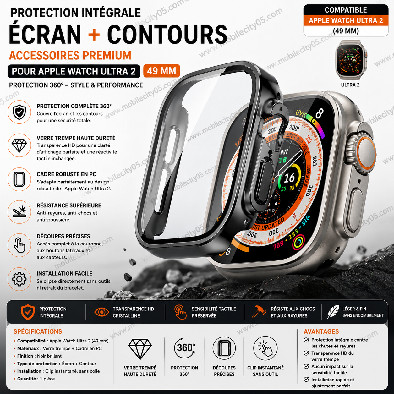 Coque de Protection Apple Watch Ultra 2