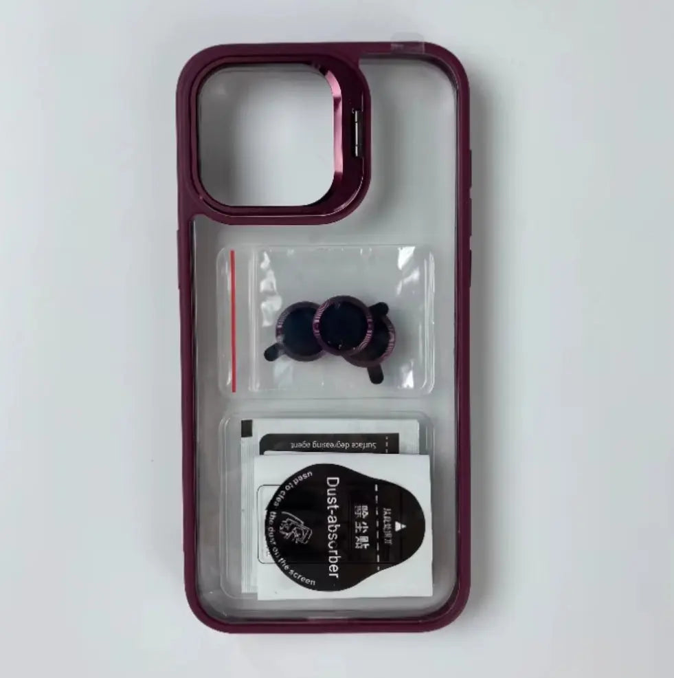 Coque Bumper TPU avec support Anneau en métal  iPhone Pro Max Mobile City