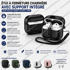 Étui à fermeture charnière avec support – Samsung Galaxy Buds 3 & Buds 3 Pro