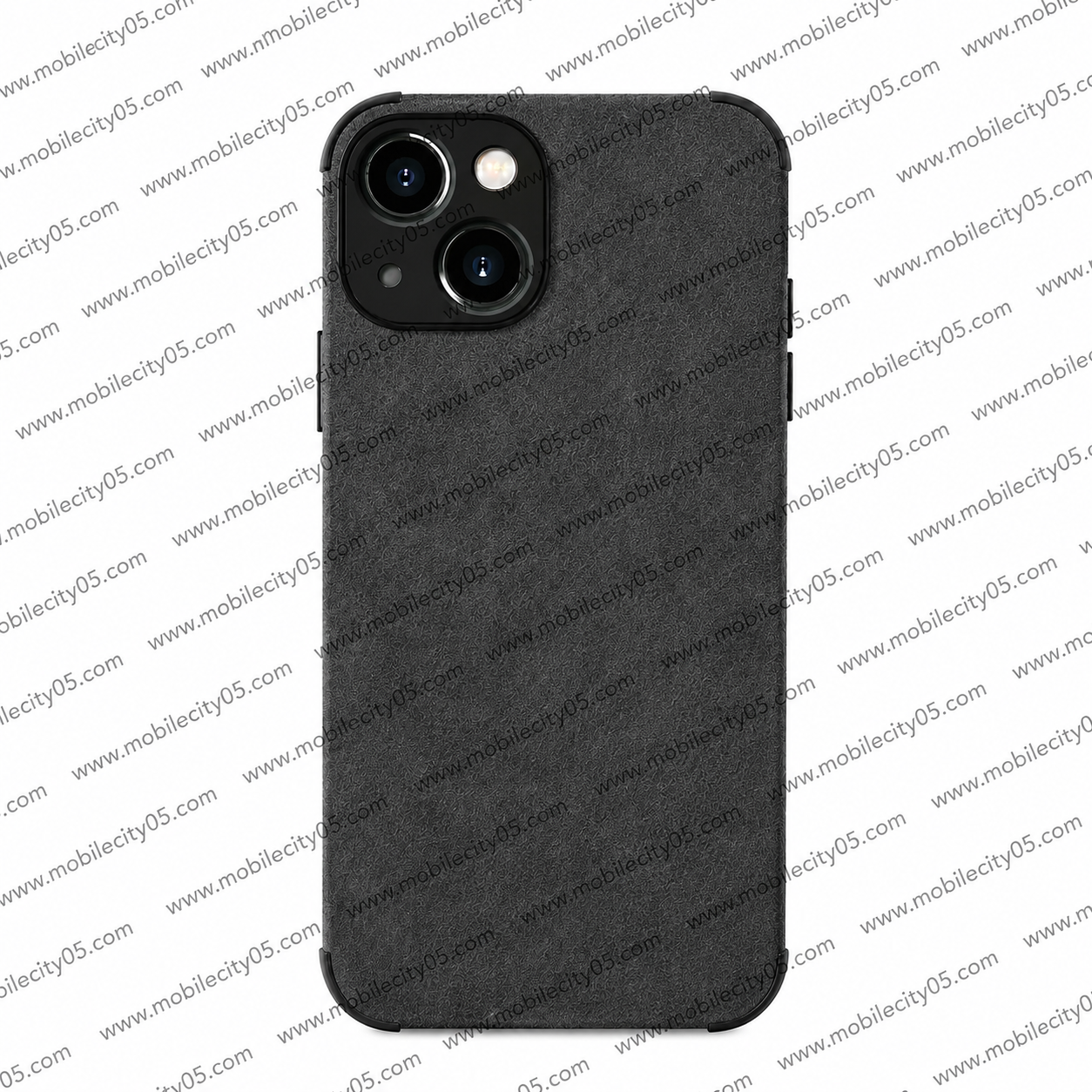 Coque style vintage finition alcantara iPhone Pro Max