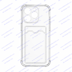 Coque antichoc porte-carte iPhone Pro Max