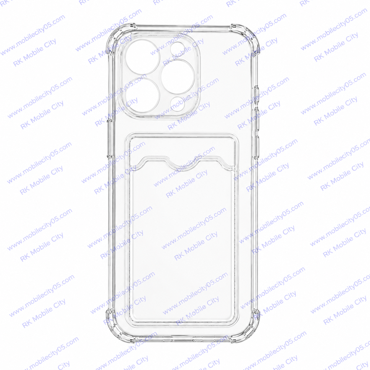 Coque antichoc porte-carte iPhone Pro Max