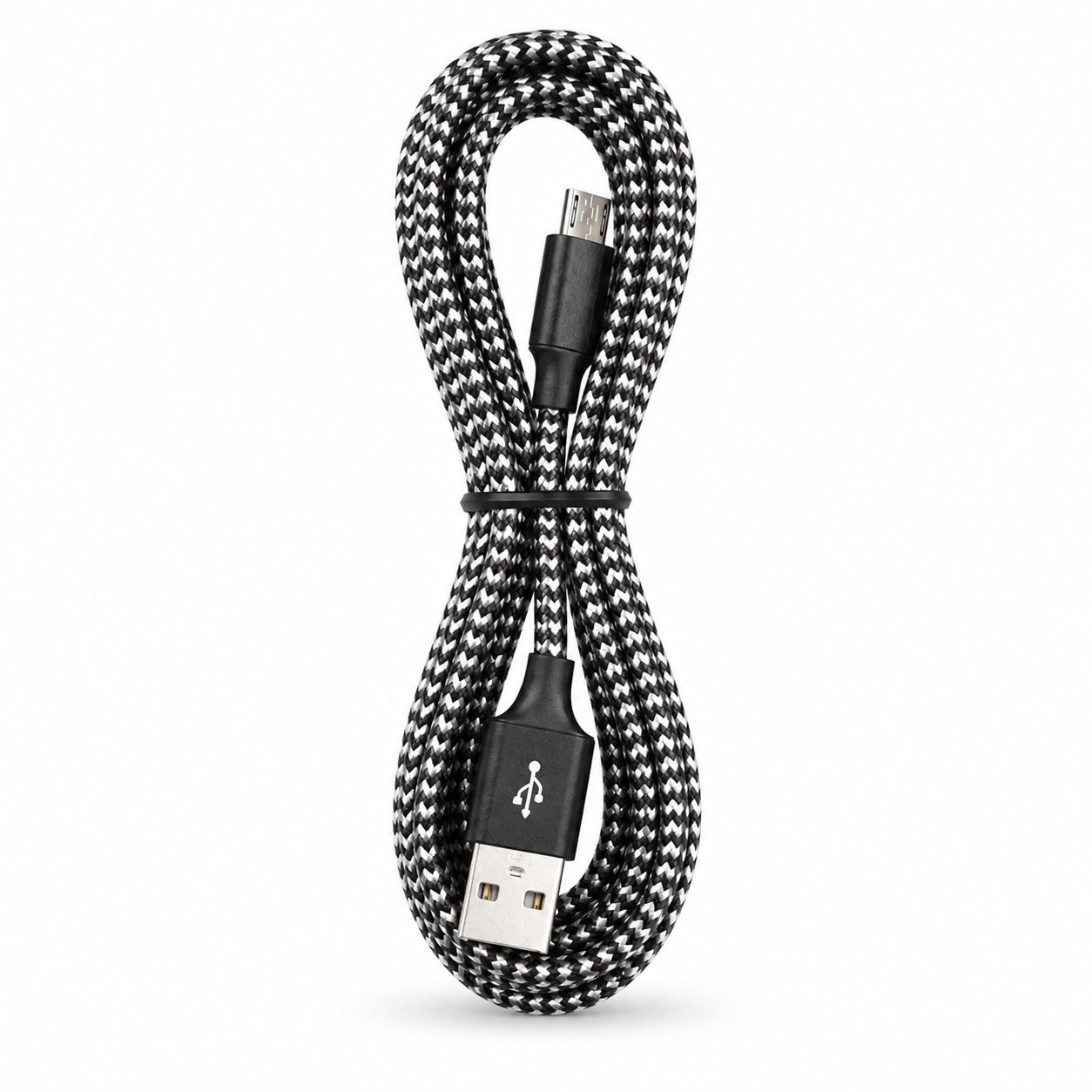 Câble Micro USB 2.0/2A en Nylon Tressé – Transfert 480 Mbps