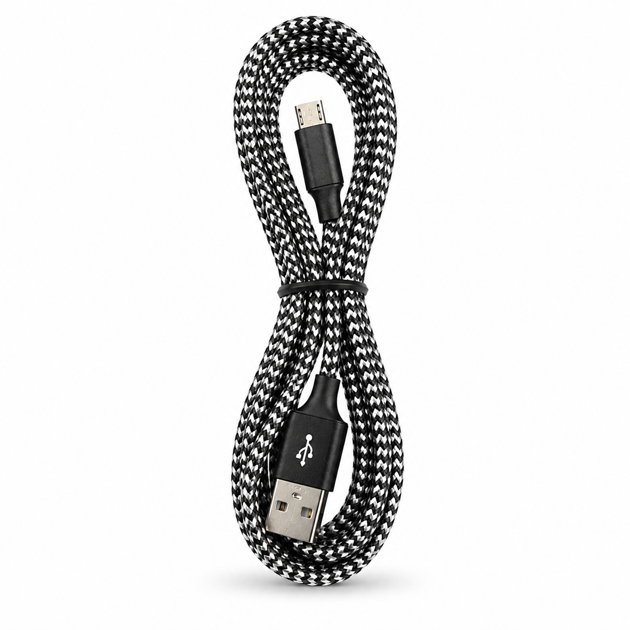 Câble Micro USB 2.0/2A en Nylon Tressé – Transfert 480 Mbps