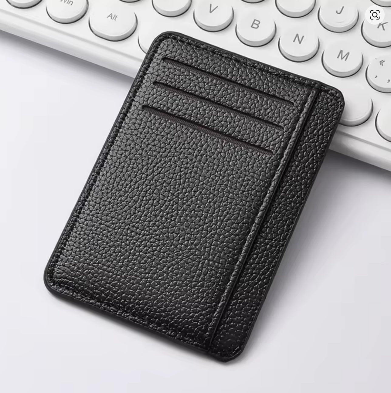 Portefeuille de Poche Avant Minimaliste Mince pour Homme – Blocage RFID