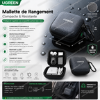 Étui rigide UGREEN pour écouteurs & petits accessoires