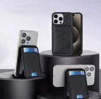 Étui Portefeuille Magnétique de Luxe en Cuir – Compatible MagSafe Mobile City