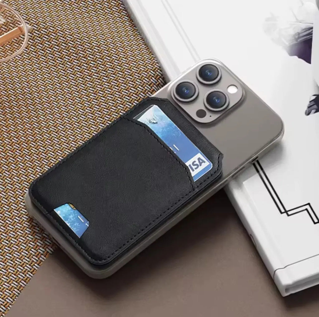 Étui Portefeuille Magnétique de Luxe en Cuir – Compatible MagSafe Mobile City