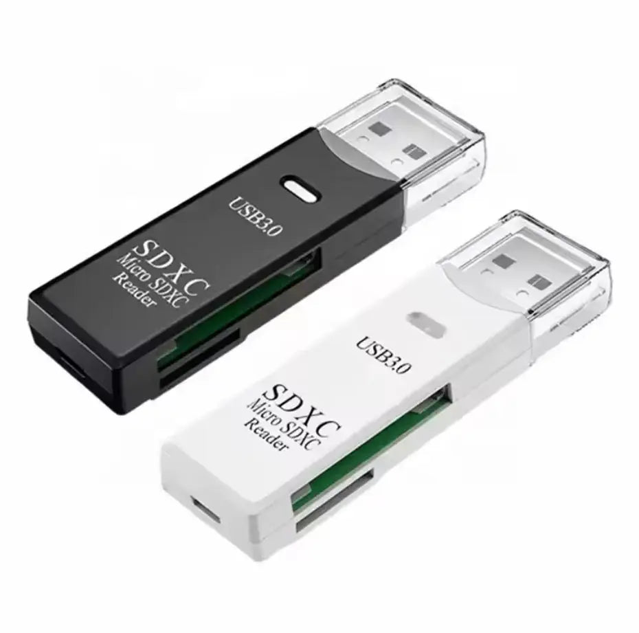 Adaptateur 2 en 1 USB 3.0 / USB 2.0 – Lecteur de cartes SD & Micro SD Mobile City