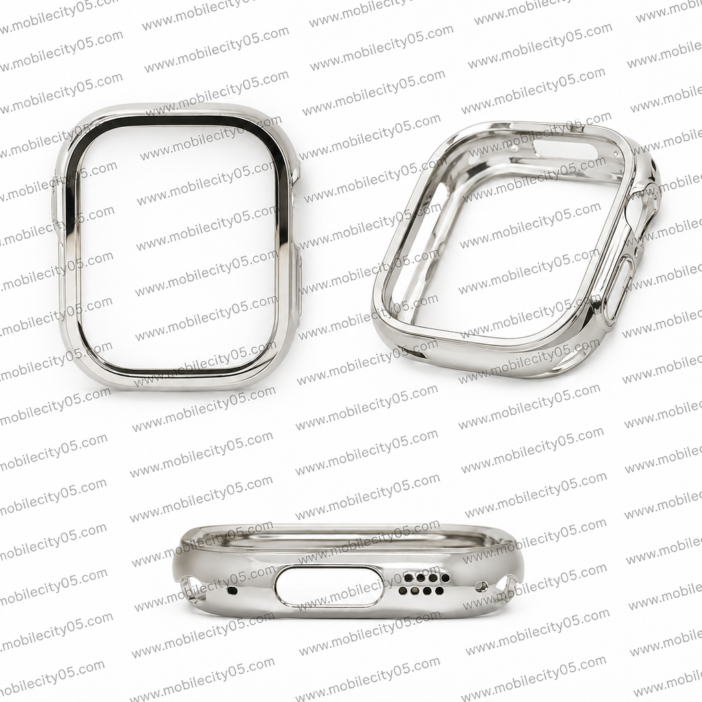 Coque chromé compatible Apple Watch Ultra 49 mm