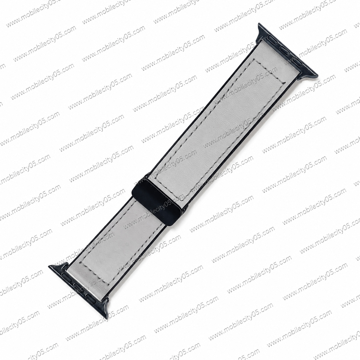 Bracelet Classique en Simili Cuir silicone Cousu 42/49MM
